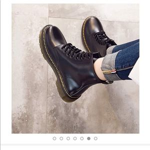 Woman’s combat boots